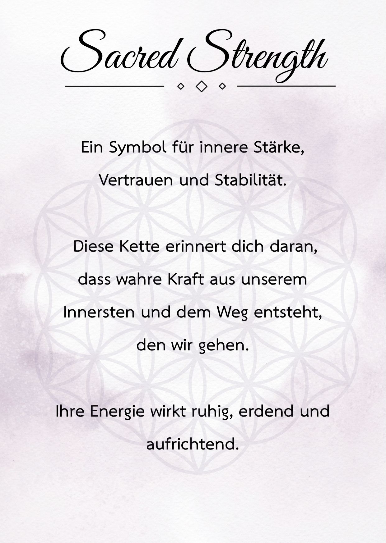 Kette "Sacred Strength"