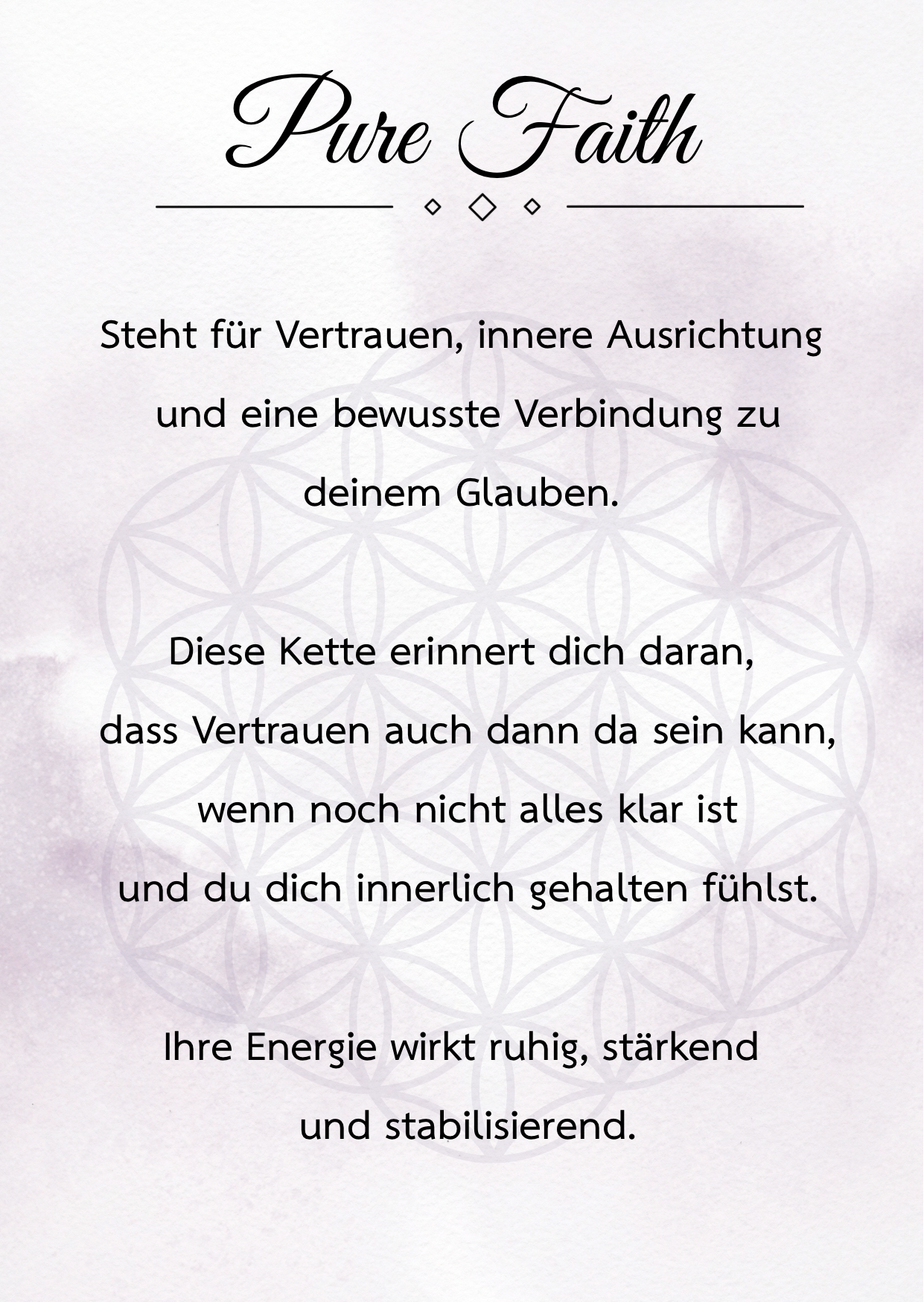 Kette "Pure Faith"