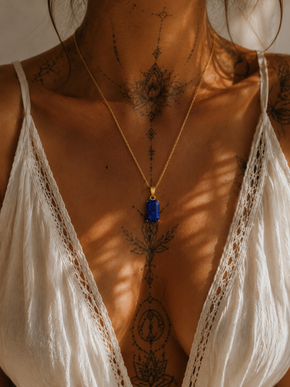 Kette Lapis Lazuli "Truth"